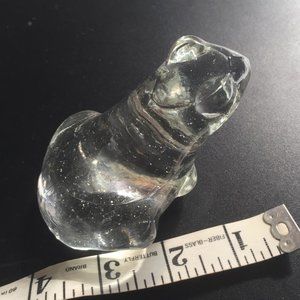 ⭕ 5/$17 - - Glass Frog Figurine 🐸 Paperweight